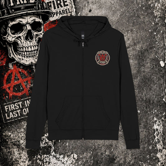 Punk Rock Fire Apparel - Logo Zip Hoodie