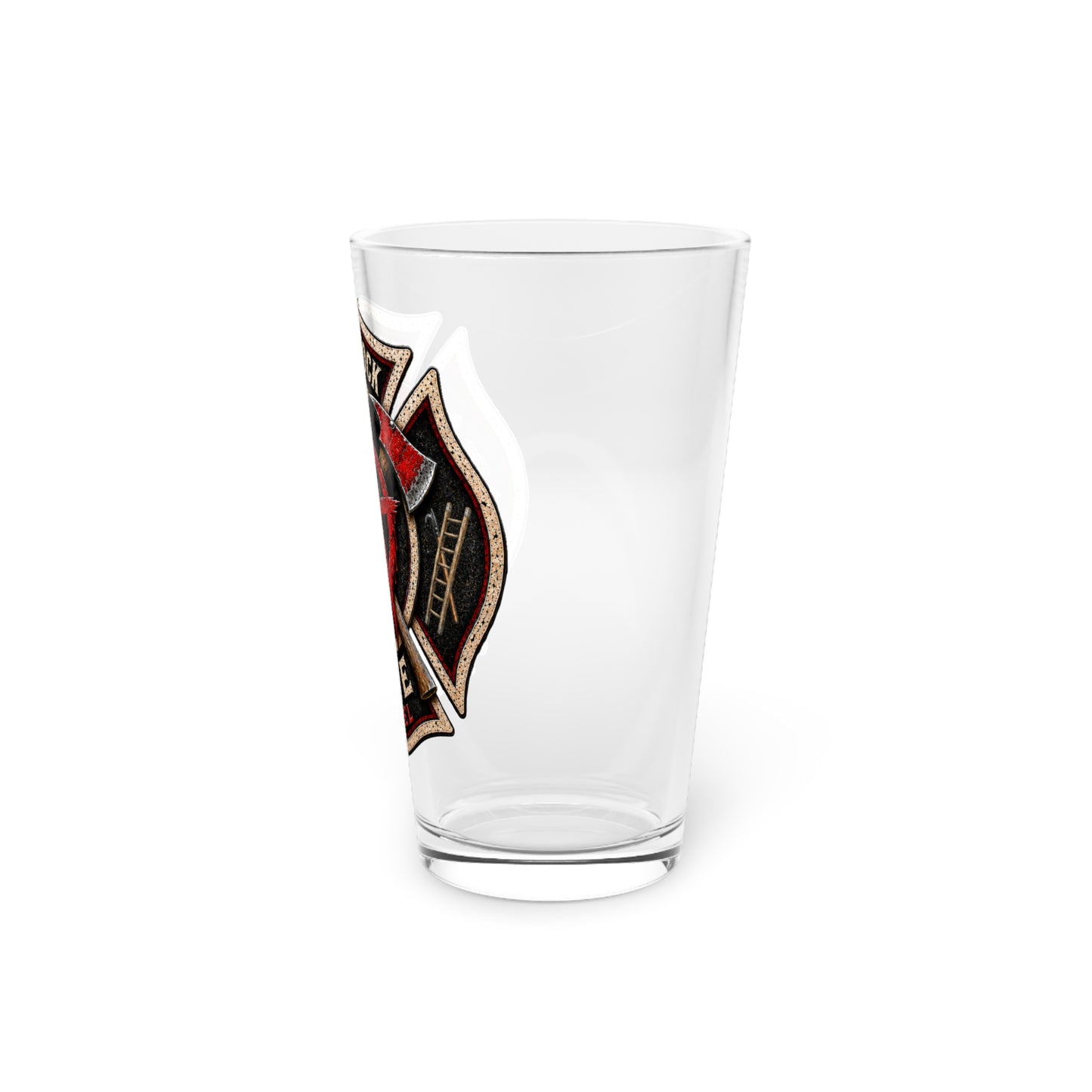 Punk Rock Fire Apparel - Pint Glass Logo